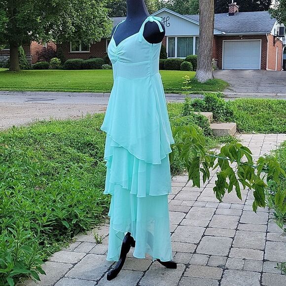 FLYNN SKYE asymmetrical high/low hem. Maxi dress - Picture 7 of 16